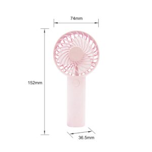 Kangheshun Mini Portable Fan,Rechargeable Travel Fan,3 Speed Small Handheld Fan,Personal Battery Operated Fan with USB C for bedroom,office,Girl,Lady