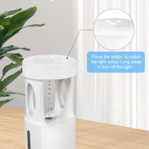 RooXchowla Anti Gravity Humidifier,Water Drop Humidifier ，Drip Drop Humidifier with Night Light,Rain Cloud Humidifierhigh-capacity Silent humidifier for Bedroom/Baby Nursery/Bathroom//Living Room.