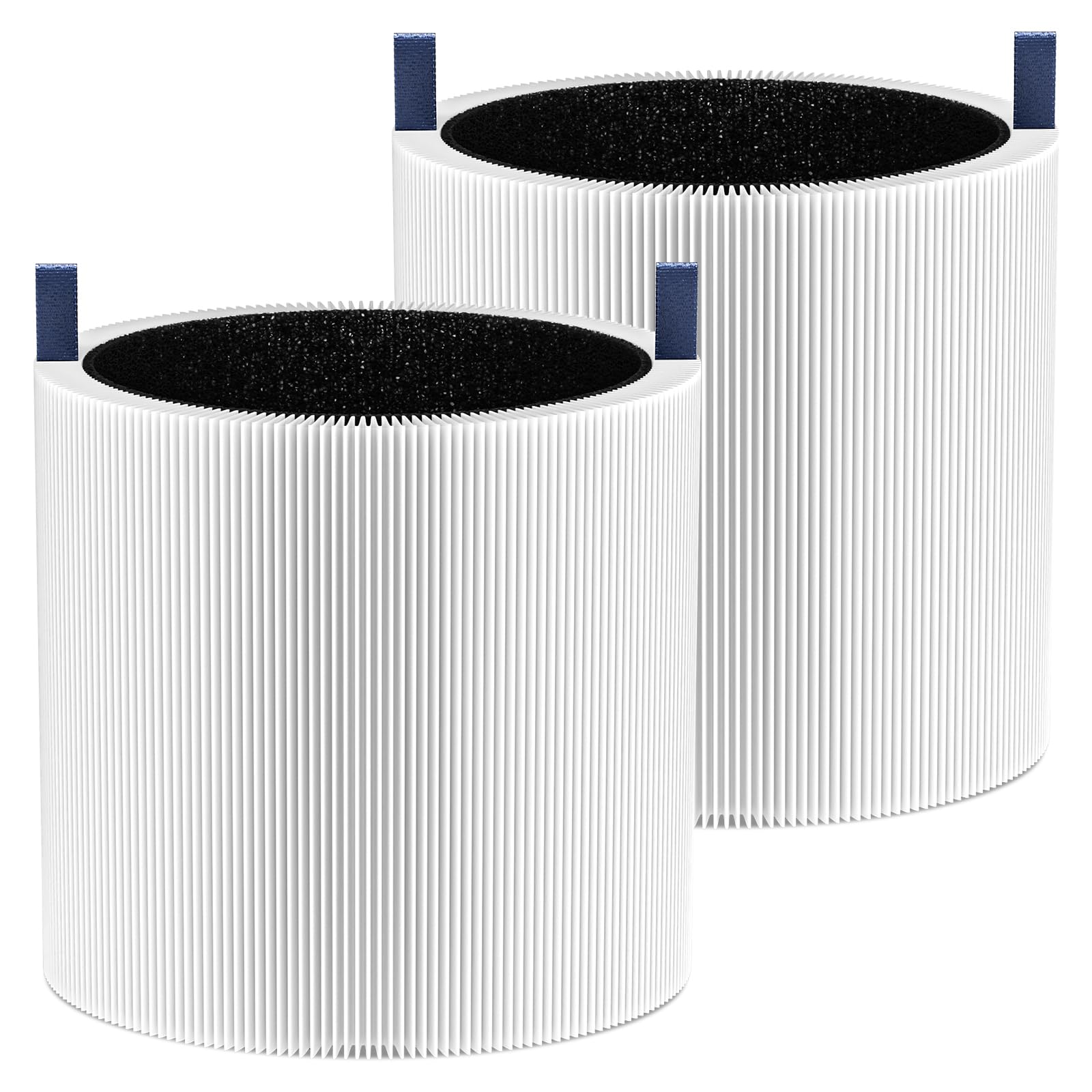 2 Pack Mini Max Replacement Filter Compatible with Blueair Blue Pure Mini Max Air Purifiers, Blue Pure FMINI Filter True HEPA & Activated Carbon Air Filter Fits for Blue Pure Mini Max