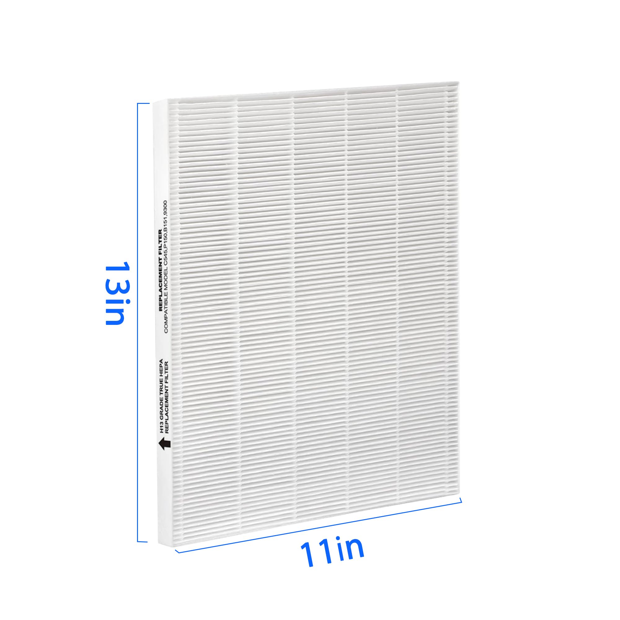 Breshair C545 Filter Replacement Compatible with Winix C545 Air Purifier, 2 True HEPA Filters S and 8 Activated Carbon Filters, Compare to Part # 1712-0096-00 & 2522-0058-00