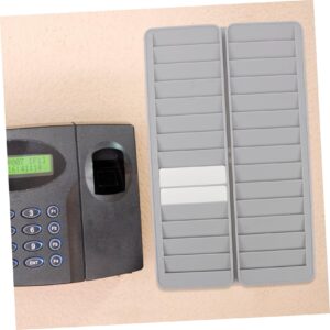 Tofficu 2pcs Material Card Rack Slot Pockets Cards Holder Attendance Card Rack Attendance Cards Holders Business Card Holder Attendance Cards Shelf Pp Greeting Card Office Dog