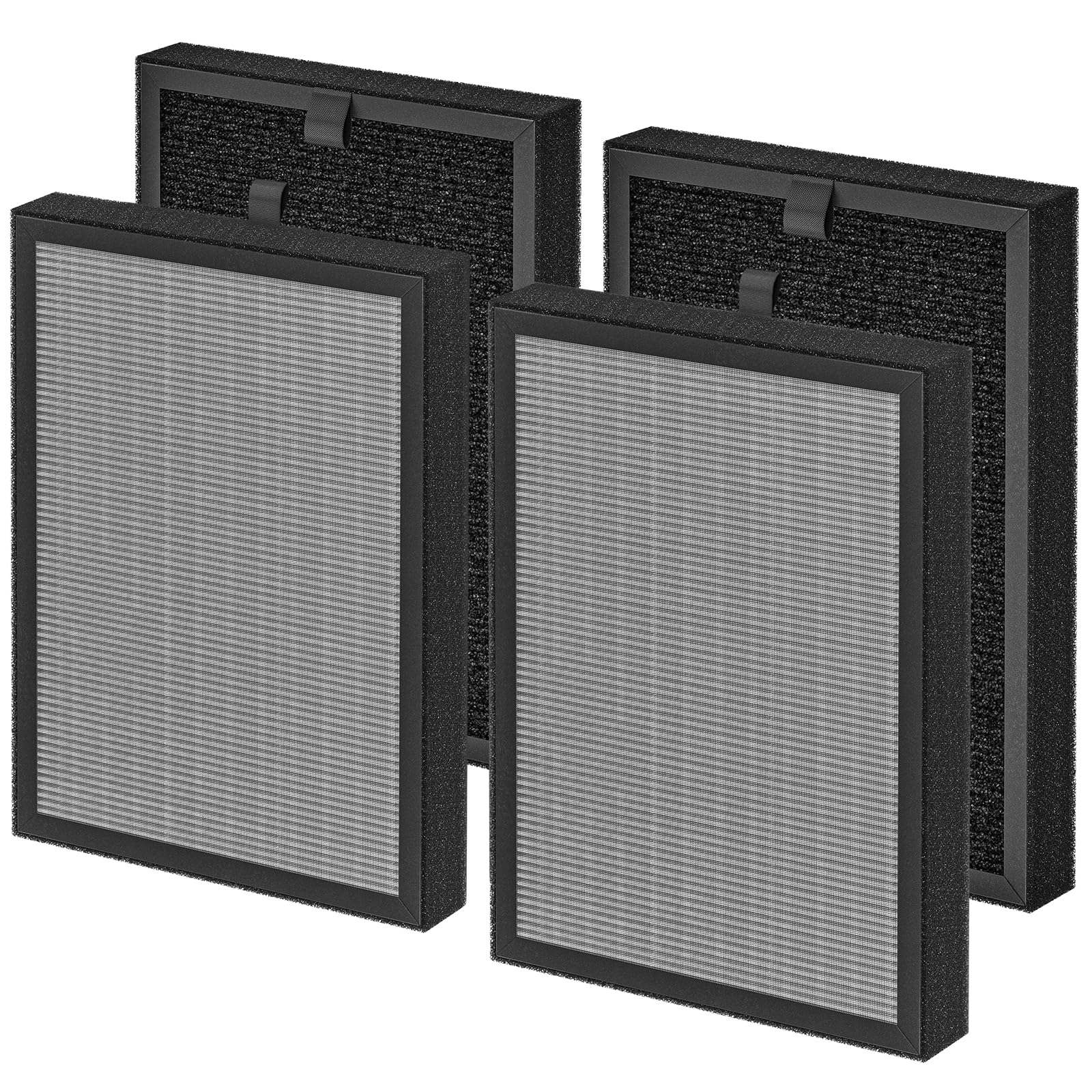 KF250 Replacement True HEPA Filter, Compatible with Kenmore 1200e Series Air Purifier PM2010, for Rooms up to 1,500 Sq. Ft. 3-in-1 True HEPA Filter, 4-Pack