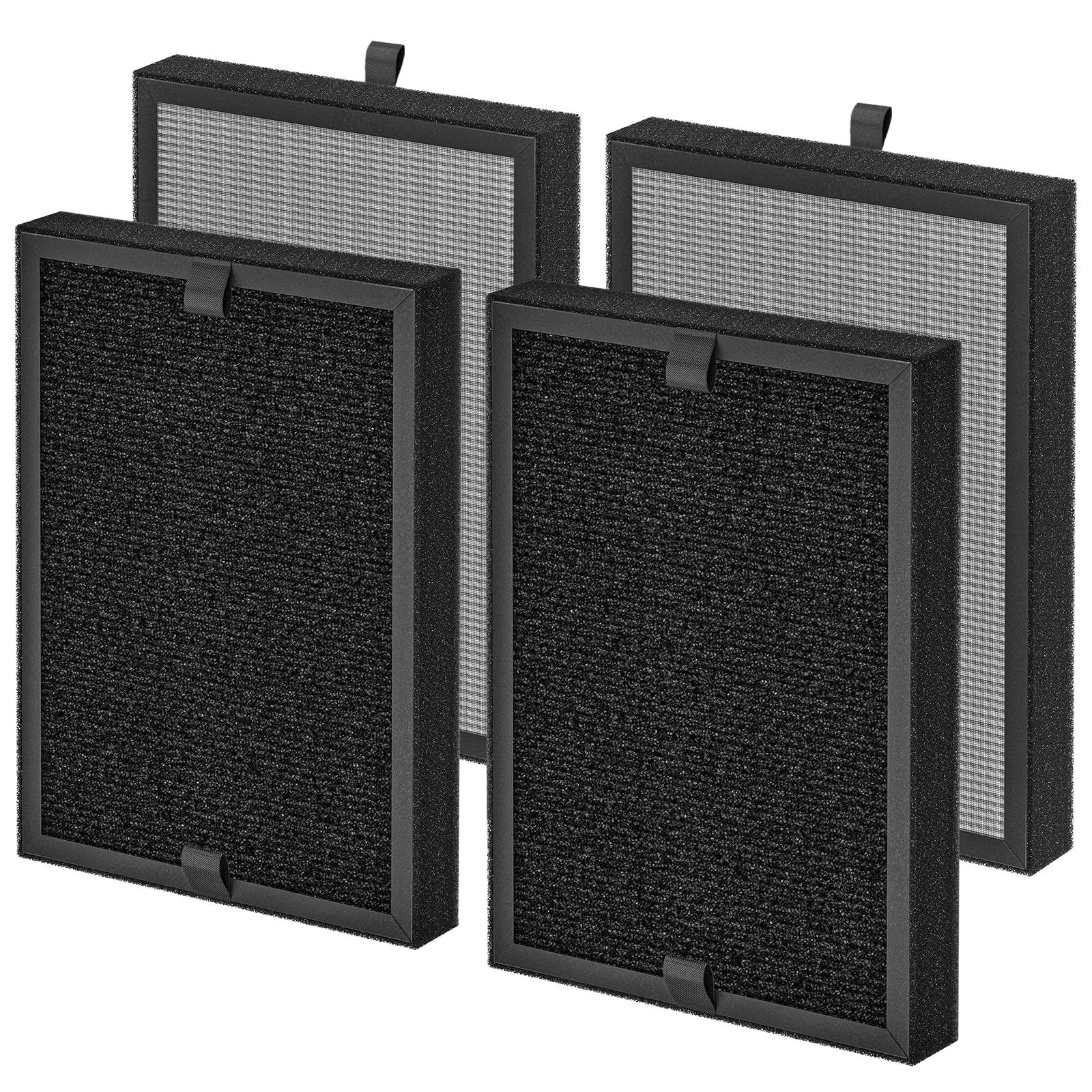 KF250 Replacement True HEPA Filter, Compatible with Kenmore 1200e Series Air Purifier PM2010, for Rooms up to 1,500 Sq. Ft. 3-in-1 True HEPA Filter, 4-Pack