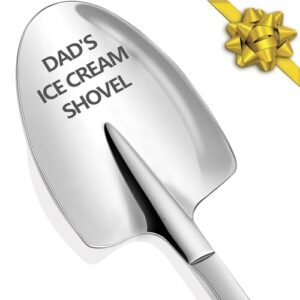 fathers day gifts, gifts for dad, father's day gifts from daughter son, birthday gifts for dad, personalized dad gifts, funny engraved stainless steel dad's ice cream shovel gift for father's day