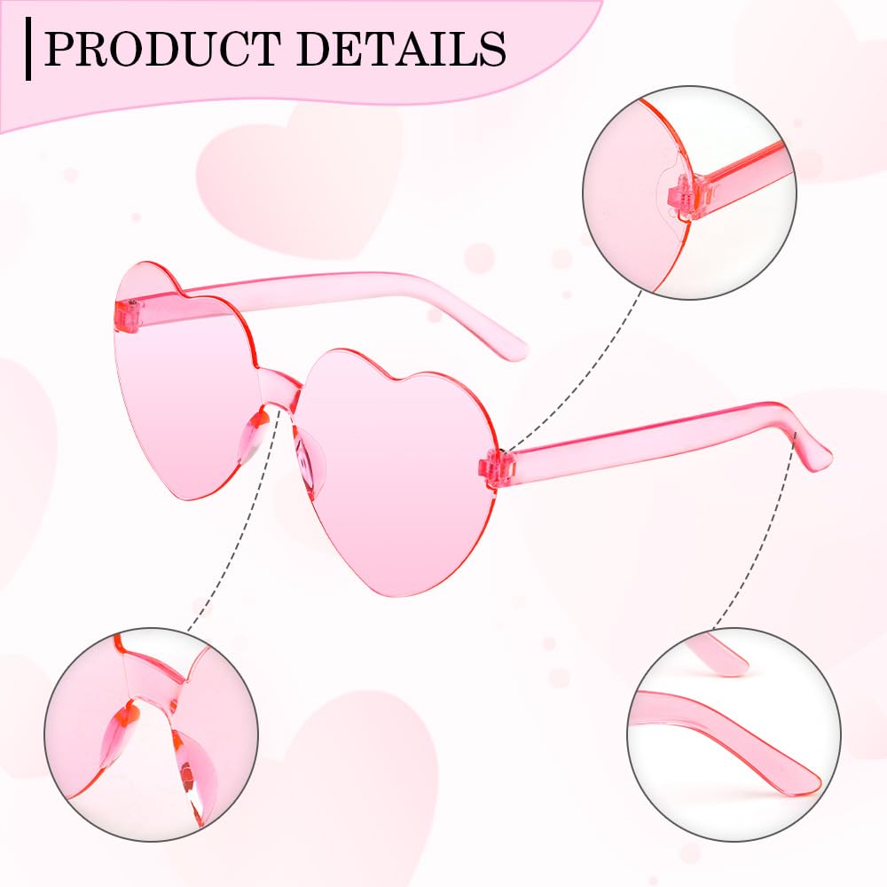 Pink Heart Sunglasses, Heart Glasses, Heart Shaped Sunglasses, Pink Sunglasses for Women, Sunglasses Bulk, Sunglasses Womens, Sunglasses Womens Trendy, Pink Glasses Bachelorette Party Favors Halloween