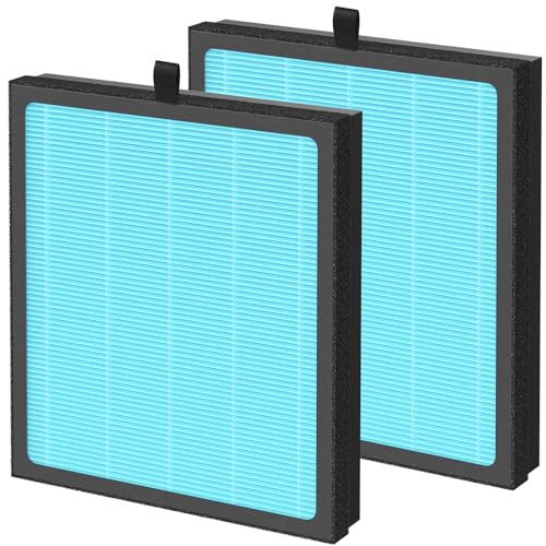 2 Pack 07 Replacement Filter Compatible with 07 Air Purifier, 4-in-1 H13 True HEPA Filter Replacement and Activated Carbon Filter