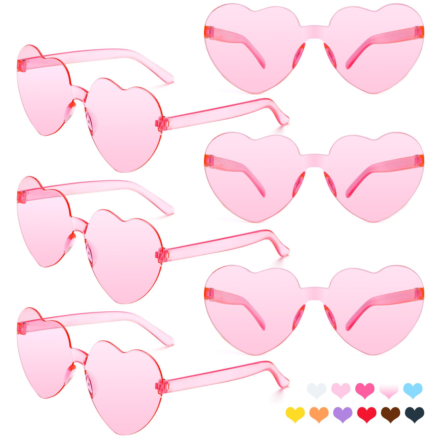 Pink Heart Sunglasses, Heart Glasses, Heart Shaped Sunglasses, Pink Sunglasses for Women, Sunglasses Bulk, Sunglasses Womens, Sunglasses Womens Trendy, Pink Glasses Bachelorette Party Favors Halloween