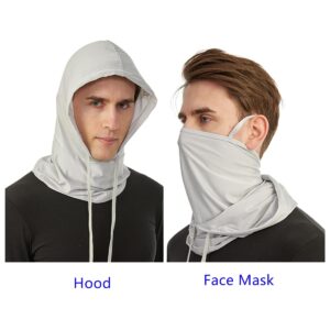 Balaclava Face Mask Sun UV Protection Hood Breathable Full Head Mask Face Cover for Men Women Cycling Skiing Fishing Black