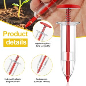 6 PCS Mini Seed Spreader, 2024 New Mini Sowing Seed Dispenser, Small Seed Planter Tool, Manual Seedlings Dibber and Widger Set, Seed Sower Spreader Handheld for Tiny Seeds (Set B)