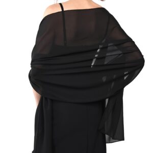 FURTALK Womens Soft Chiffon Shawls and Wrps For Evening Dresses Wedding Bridal Elegant Scarves