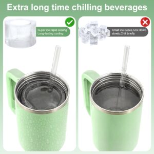 Ice Cube Tray for Stanley Cup, Silicone Ice Cube Maker With Lid for 30-40 oz Tumbler, for Chilling Whiskey, Cocktails, Drinks, Coffee, Easy Fill and Release Ice Maker, BPA Free