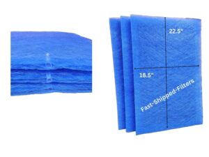 fast-shipped-filters 3 pack 20x25 replacement filter pads compatible with captura air cleaner 20x25 refill p6100 blue