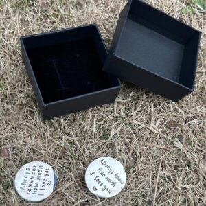 KUSIAPA Heartfelt Pewter Pocket Tokens,Memorial Pocket Token for Your Significant Other, Friends and Family (Always know how much I love you)