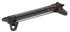 gardena aquazoom 18714 fully adjustable oscillating sprinkler, for flexible, leak proof and precise watering, up to 3800 sq. feet (350 sq. meters), made in germany, 5 year warranty.