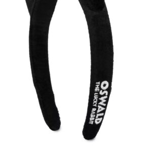 Disney Theme Park Merchandise D100 Oswald The Lucky Rabbit Ears Headband, Adult, Black, 400953767706