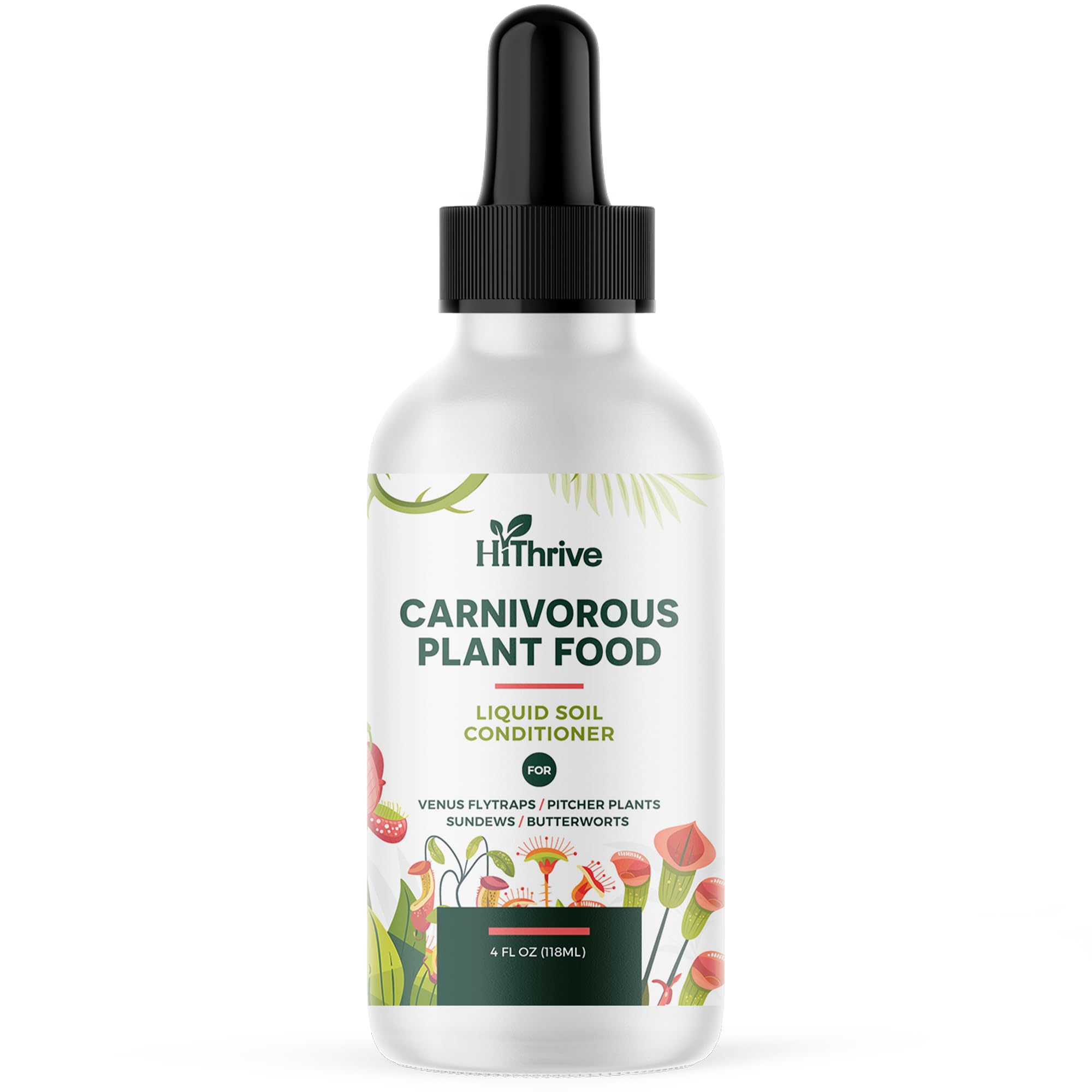 4oz Carnivorous Plant Food & Venus Fly Trap Food - Feeds up to 500 Times, Tropical Plant Fertilizer for Carnivorous Plants, Premium Liquid Carnivorous Plant Fertilizer & Feeding Supplement for Growth