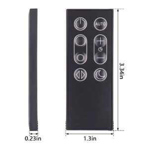 967400-01 Replacement Remote Control for Dyson Pure Cool Link DP01 DP03 TP02 TP03 Purifier Fan,with Magnetic Remote Control Replacement for Dyson Fan