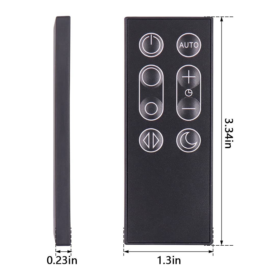 967400-01 Replacement Remote Control for Dyson Pure Cool Link DP01 DP03 TP02 TP03 Purifier Fan,with Magnetic Remote Control Replacement for Dyson Fan