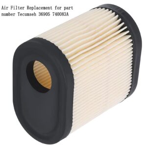 Drblawi Compatible with 36905 Air Filter for Toro Recycler 22 GTS 6.5HP 6.75HP 20016 20017 20018 Tecumseh Craftsman LEV100 LEV115 LEV120 OVRM65 OVRM10 20016 20017 20018 Lawn Mower 751-11122, Pack of 2