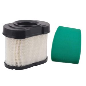 Quaprodur 2 Pack 792105 Air Filter Replacement for Briggs & Stratton 792105 276890 4163205 4163206 44H777 Replacement for John Deere GY21057 MIU11515 MIU11517 engines