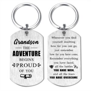 alotozo graduation gifts for grandson 2024 - grandson graduation keychain - phd college high school graduate party favor decorations