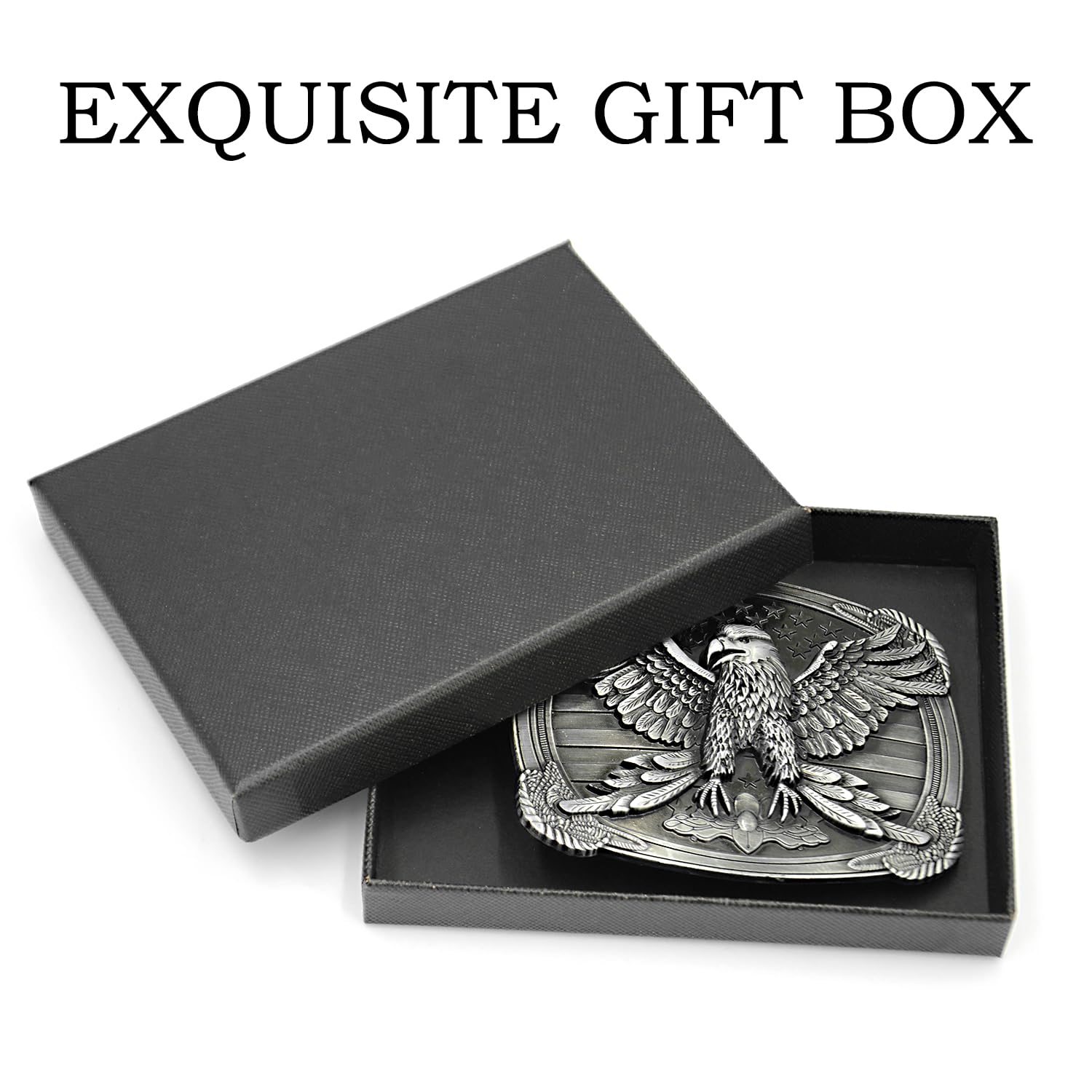 Belt Buckles Men Western Cowboy - Eagle Belt Buckle Confederate Belt Buckle Western Belt Buckles for Men American Flag Belt Buckle Women Mens Belt Buckle Silver Belt Buckle Cowboy Belt Buckle for Men