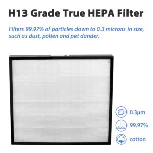 Breshair True HEPA Replacement Filter Compatible with Hunter Air Purifier 30940, fits Models 30402 30400 30398 30260 30255 30210 30058 30245 30244 30225 30216 30215 30214 30525 30401 36260 36395 37225