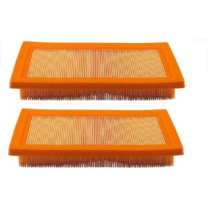 drblawi compatible with 0j8478s replacement air filter for generac 0j8478s element rectangle 14kw - 20kw 2013 evolution series, pack of 2, 2023110508