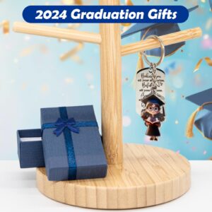 Yeiukael Graduation Gifts 2024 - Cartoon Keychains for Her Girls Him Boys High School College Kindergarten Preschool