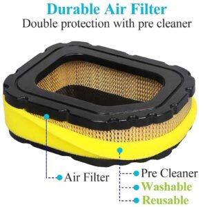 Drblawi Compatible with 32 083 03 KH-32-083-03-S Air Filter Fit Kohler Courage Engine SV710 SV715 SV720 SV730 SV735 SV740 Lawn Mower, Replace 32 083 05-S Pre Cleaner 32 883 03-S1 Air Filter（2 Pack ）