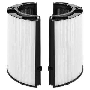 360°combi 2 in 1 hepa and carbon replacement filter compatible with dyson tp06 hp06 ph02 ph01 ph03 ph04 hp09 tp09 hp07 tp07 tp10 hp10, h13 grade true hepa replacement filter, 1 pack