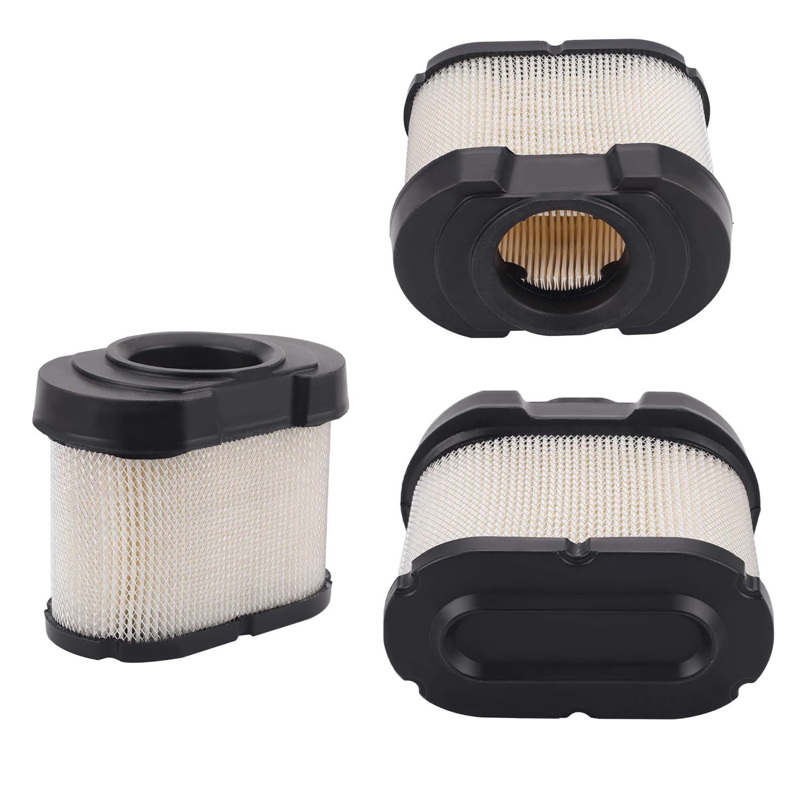 Quaprodur 2 Pack 792105 Air Filter Replacement for Briggs & Stratton 792105 276890 4163205 4163206 44H777 Replacement for John Deere GY21057 MIU11515 MIU11517 engines