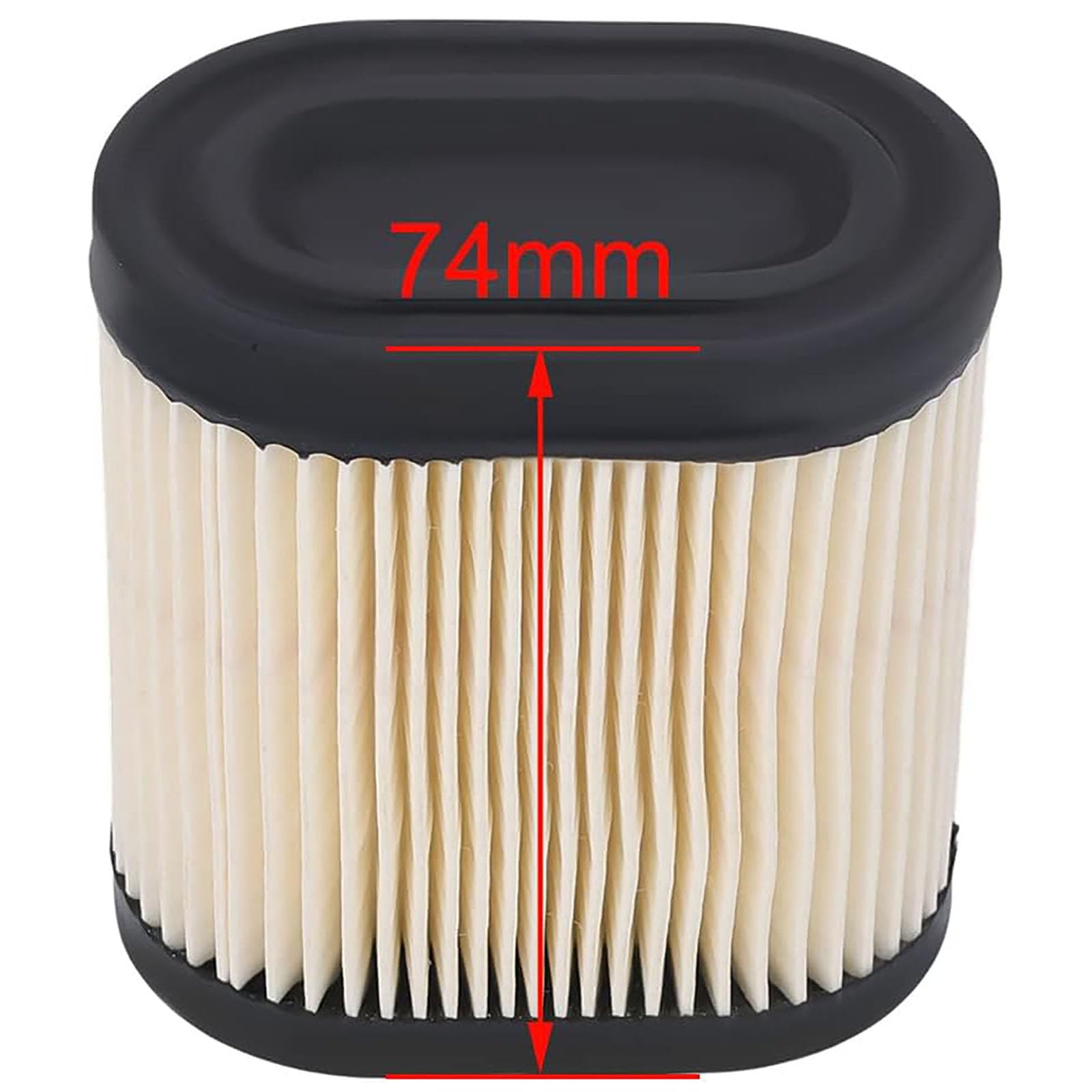 Drblawi Compatible with 36905 Air Filter for Toro Recycler 22 GTS 6.5HP 6.75HP 20016 20017 20018 Tecumseh Craftsman LEV100 LEV115 LEV120 OVRM65 OVRM10 20016 20017 20018 Lawn Mower 751-11122, Pack of 2