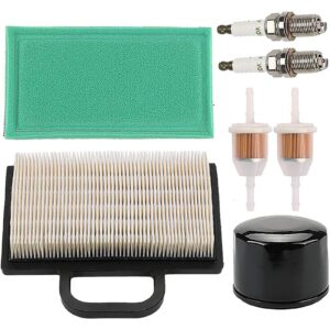 Drblawi Compatible with MIU11286 GY21056 Air Filter + AM125424 Oil Filter + AM116304 Fuel Filter For John Deere L120 LA135 LA145 LA120 LA130 LA140 D130 D140 LA150 Lawn Mower Maintenance Kit Parts