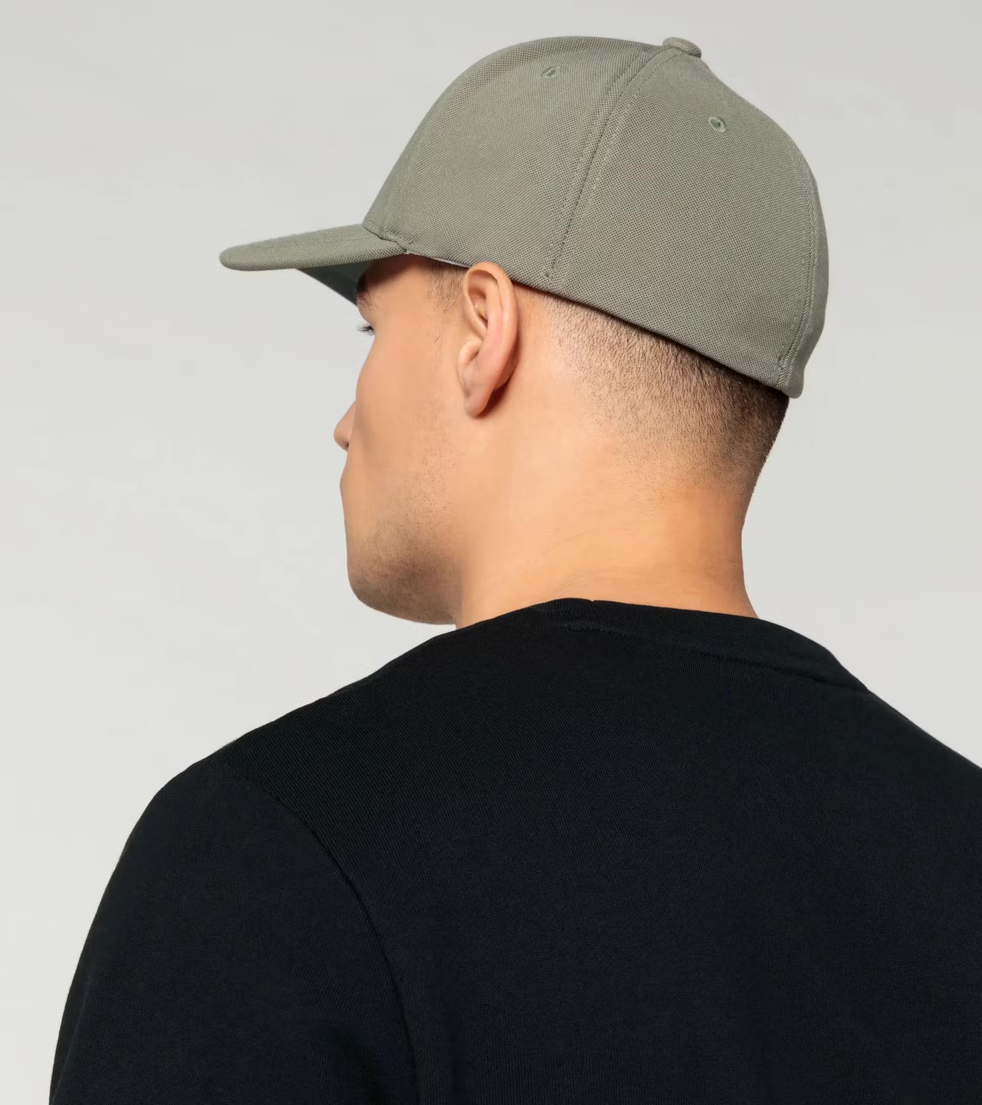 Porsche Grey Green Flexfit Baseball Cap