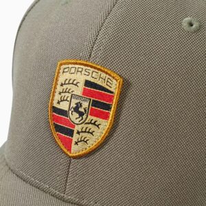 Porsche Grey Green Flexfit Baseball Cap