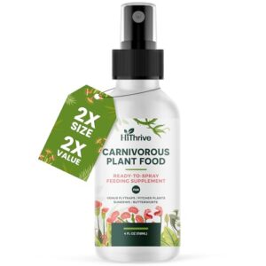 4oz carnivorous plant food spray & venus fly trap food - up to 600 sprays, tropical plant fertilizer for carnivorous plants, premium liquid carnivorous plant fertilizer & feeding supplement for growth