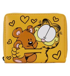 loungefly garfield and pooky zip around wallet