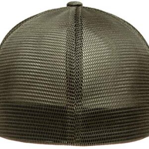 Flexfit Melange Unipanel Trucker Cap, X-Large-XX-Large, Olive