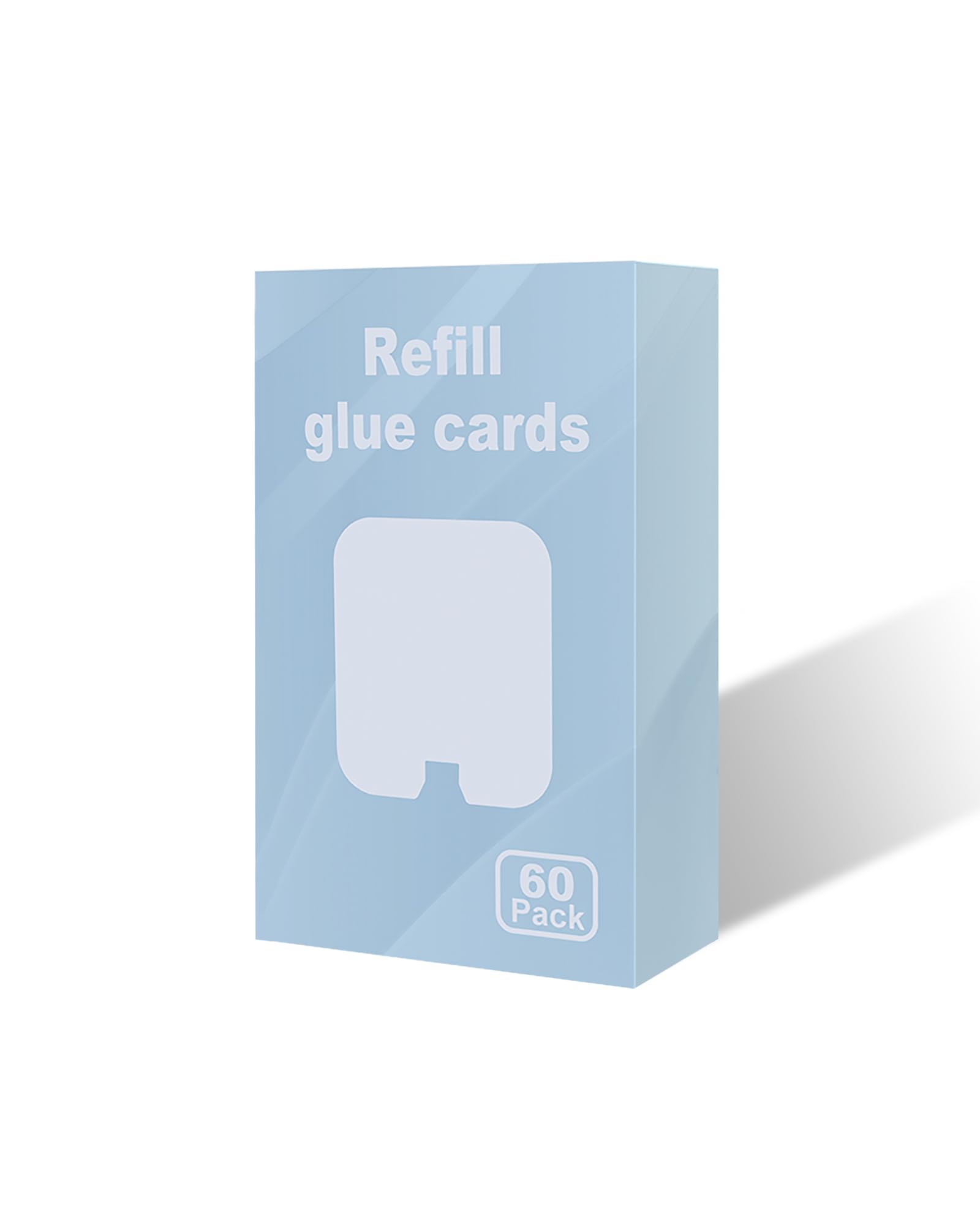 60 Pcs Refill Glue Cards for Safer Home SH502 Indoor Fly Trap and Dynatrap DT3005W Plug-in Bug Light for Flies, Fruit Flies, Moths, Gnats, and Other Flying Insects