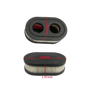 (2 Packs) 593260 Air Filter, Compatible Engine Model 4247 5432 5432k 09P00 09P702 550E 500EX 550EX 625 575EX Series