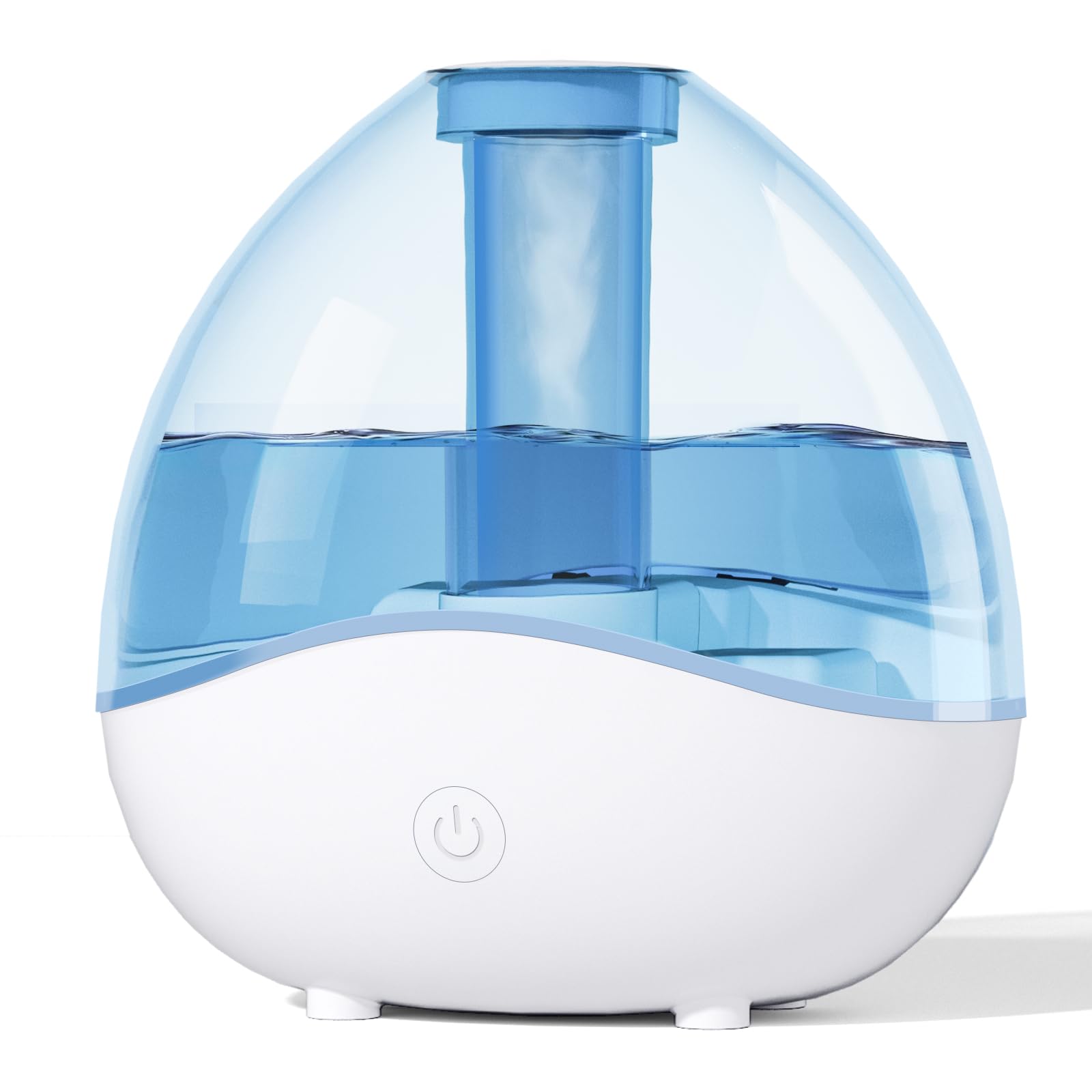 Humidifiers for Bedroom, Quiet Ultrasonic Cool Mist Humidifier, Desk Humidifiers with Removable Water Tank, Up To 24 Hours Humidifiers with Night Light for Home Baby Nursery and Plants