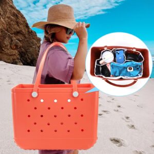 XANGNIER Clear Beach Bag Organizer Accessories for Bogg Bag XL,Waterproof TPU Insert Divider Storage Liner for X Large Bogg Bag