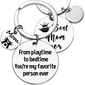 fshuidenim mothers gifts for mom,mom keychain,christmas gifts for mom birthday,valentines's day gifts from daughter son mom gifts for her day from children kids