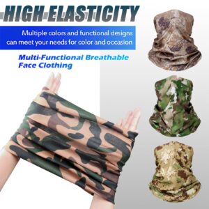 20 pcs Breathable Neck Gaiter Face Scarf Mask for Men Women Sun Protection Bandana Hiking, Cycling, Sports, Fishing (style B)