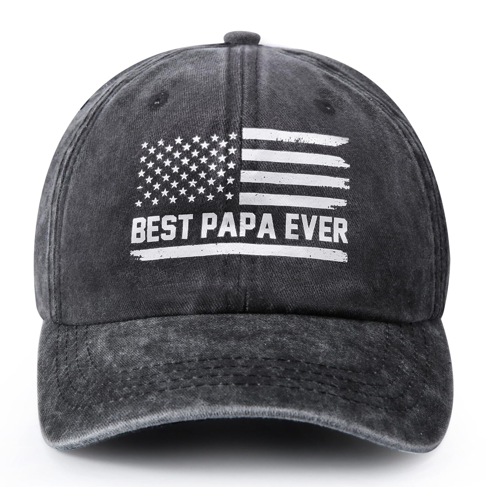 Papa Gifts, Papa Hat, Grandpa Birthday Gifts for Papa, Funny Fathers Day Grandparents Day Gifts for Papa Grandpa Dad from Daughter Son Grandkids Granddaughter, Unique Adjustable Baseball Cap Grey