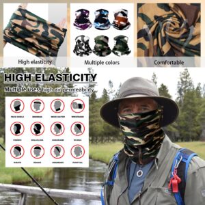 20 pcs Breathable Neck Gaiter Face Scarf Mask for Men Women Sun Protection Bandana Hiking, Cycling, Sports, Fishing (style B)