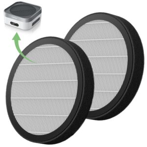 tdbywae original filter replacement for air purifier mb-032, h13 true hepa air cleaner filter, 2 pieces