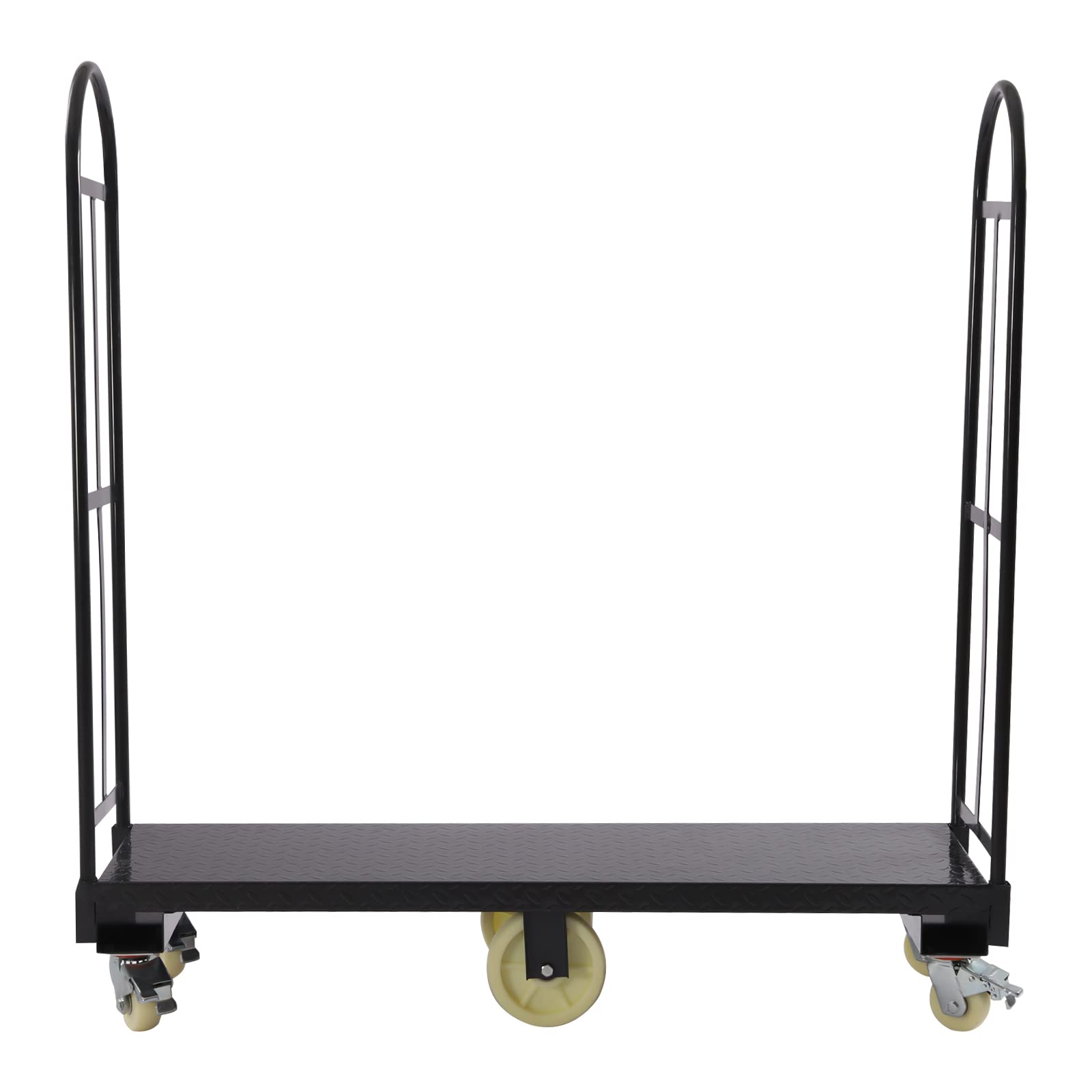 15.7"X 64.6" Heavy Duty U-Boat Cart 2000Lbs Hand Truck Cart w/Utility Platform for Warehouse