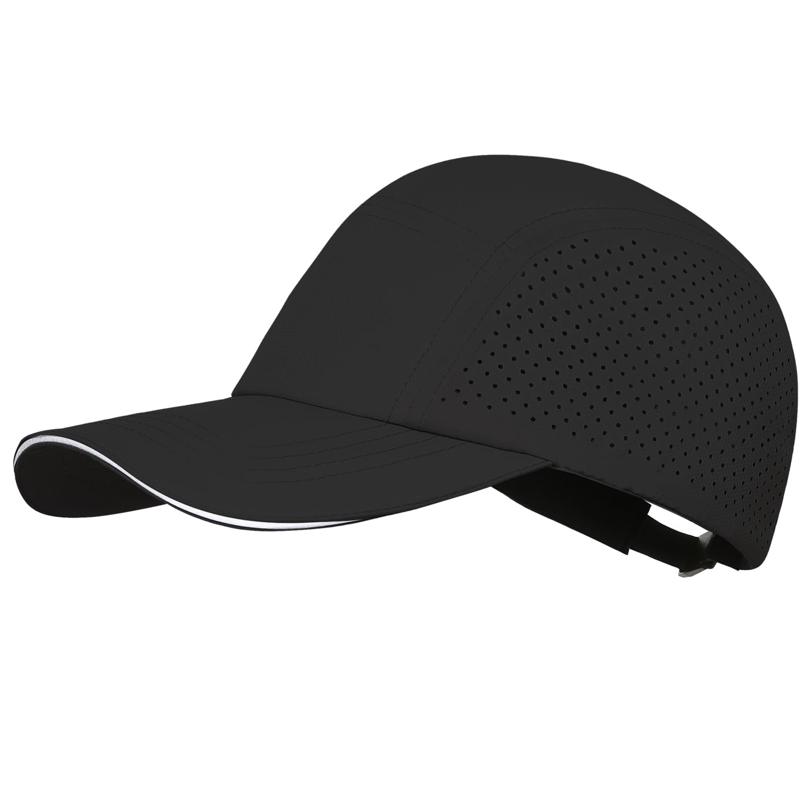 Oversize XXL Women Men Quick Drying Baseball Cap Sun Hats Mesh Lightweight UV Protection Sports Cap for Big Head Black